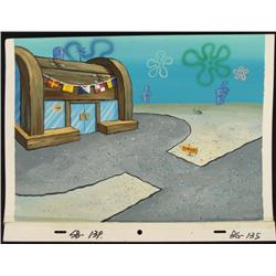 Front Entrance Background Original Animation Spongebob