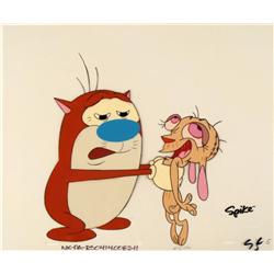 Original Cant Fight It Cel Ren and Stimpy Production