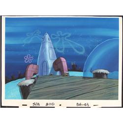 Background Art Original Rocketship Spongebob Production