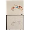 Image 1 : Drawing Ren and Stimpy Original Animation Cel Tissue