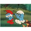 Image 2 : Papa, Brainy Smurf Original Animation Production Cel