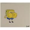 Original Be Careful Spongebob Production Art Cel