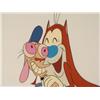 Image 2 : Cel Ren and Stimpy Production Original Hugging Art