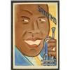 Image 3 : Seymour Chwast Signed Print Groucho Pablo Garbo Satchmo