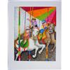 TOURNE MANEGE Signed LE Art Print Boulanger Carousel