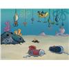 Image 2 : SpongeBob Hooks Original Background Animation Cel Art