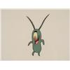 Image 2 : SpongeBob Original Plankton Jump For Joy Cel Animation