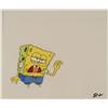 Image 1 : Weeping SpongeBob Original Cel Art Production Animation