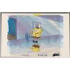 Shiny SpongeBob Original Animation Art Cel Background