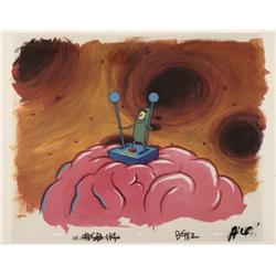 Production Original SpongeBob Gadget Background Cel