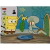 Image 2 : Clean Leaf Background SpongeBob Cel Animation Original