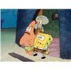 Image 2 : Get Out Original Art SpongeBob Background Animation Cel