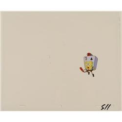 Production SpongeBob Running Reef Original Art Cel