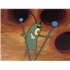 Image 2 : Plankton In SpongeBob Original Animation Cel Background