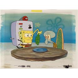 Sand Food SpongeBob Original Production Background Cel