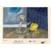 Break Clock Animation Background Cel Original SpongeBob