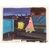 Image 1 : SpongeBob Spaceship Original Cel Animation Background