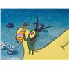 Image 2 : Production Cel Background SpongeBob Original Party Hat