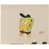 Image 1 : Cel SpongeBob Nervous Art Looking Original Production