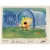 SpongeBob Cant Breath Original Animation Cel Background