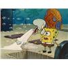 Image 2 : Ghost Squid Original Background Animation Cel SpongeBob