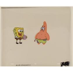 Clam Original Animation Art SpongeBob Cel Patrick Star