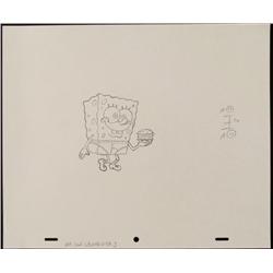 Animation SpongeBob Original Drawing Art Krabby Patty