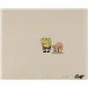 Image 1 : Original Looking Down SpongeBob Production Art Cel Gary