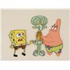 Image 2 : Face Smash SpongeBob Original Cel Production Art Squid