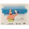 Image 1 : Broke Thumb Animation Original Cel Background SpongeBob