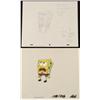 Image 1 : Production Drawing Original Cel SpongeBob Mouth Open