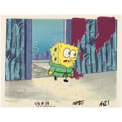 Walk In Original Art Animation SpongeBob Cel Background
