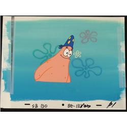 Original Spongebob Background Blue Hat Cel Animation