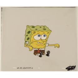 Sitting In Chair SpongeBob Original Art Cel Production