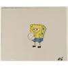 Image 1 : Volleyball SpongeBob Original Cel Production Art Happy