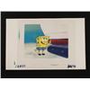 Image 1 : Production Background Cel SpongeBob Finger Original