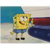Image 2 : Production Background Cel SpongeBob Finger Original