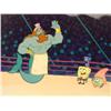 Image 2 : Production Background Cel Original SpongeBob Neptune