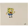 Image 1 : SpongeBob Cel Original Animation Art Pointing At Self