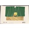 Image 1 : SpongeBob Peaking Background Cel Original Animation Art