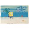 Image 1 : Animation Suit Original Beach SpongeBob Cel Background