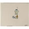 Image 1 : Animation Cel Squidward Writing Original SpongeBob Art