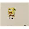 Image 1 : Production SpongeBob Cel Mouth Look Up Original Art