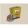 Image 2 : Original Spongebob Cel Production Holding Gary Art