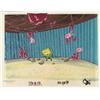 Attack SpongeBob Fish Original Animation Cel Background