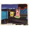 Animation Hands Up Original SpongeBob Cel Background