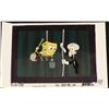 Animation Hold Rope SpongeBob Background Cel Original