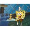 Image 2 : Holding Original Cel Animation Background Art SpongeBob