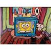 Image 2 : SpongeBob Art Giclee on Canvas TOONING IN + OUT Truth