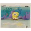 Image 1 : Shocked SpongeBob Background Production Cel Original